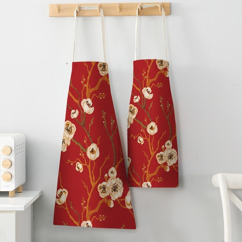 Retro Flower Kitchen Apron Series