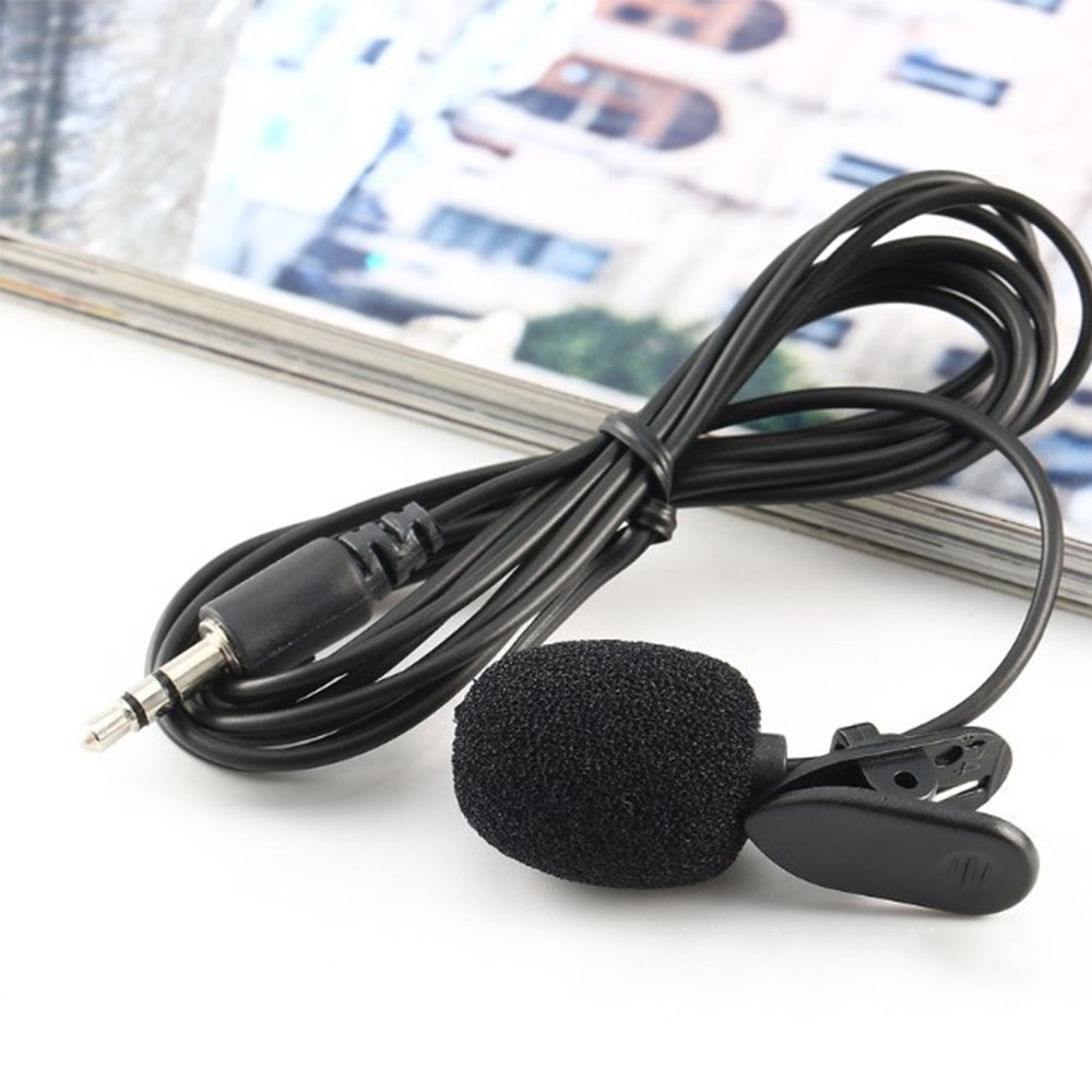 Mini 3.5mm USB Microphone Lapel Lavalier PC / Phone / Camera Portable External Buttonhole Microphones For iPhone Laptop Computer