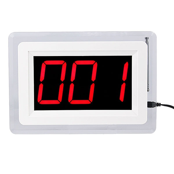 Bezprzewodowy pager restauracja wywołanie odbiornik podstawka system pagera 433 MHz dla kelner z głos raportowania