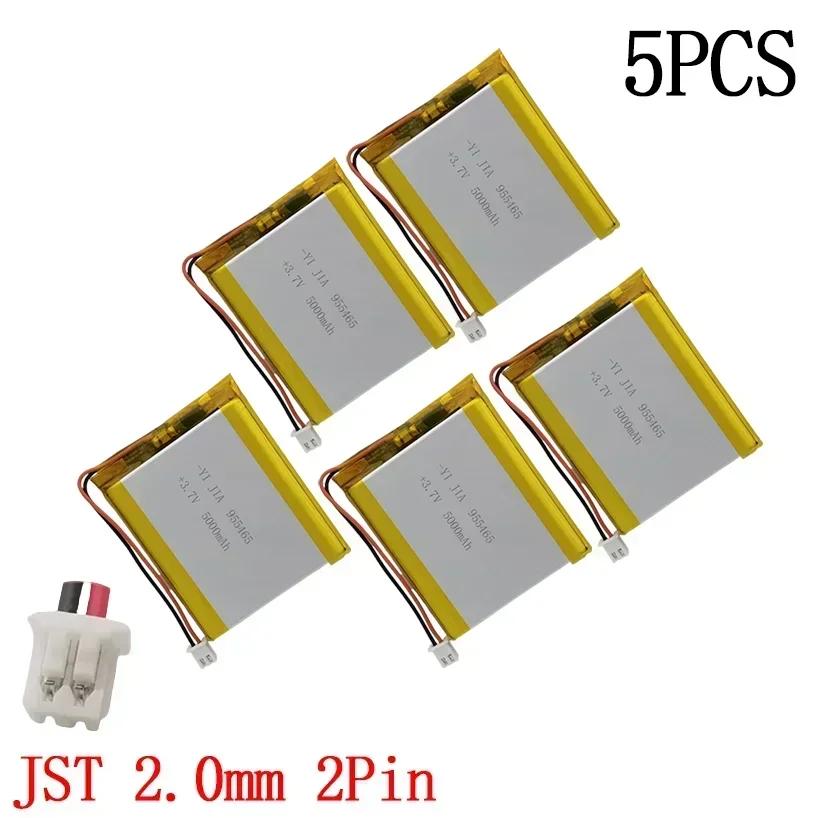 955565 , Batería de litio de gran capacidad de 5000 mAh 18,5 Wh, 955465 , Batería de polímero de litio, utilizada para productos digitales, ,: Verde militar