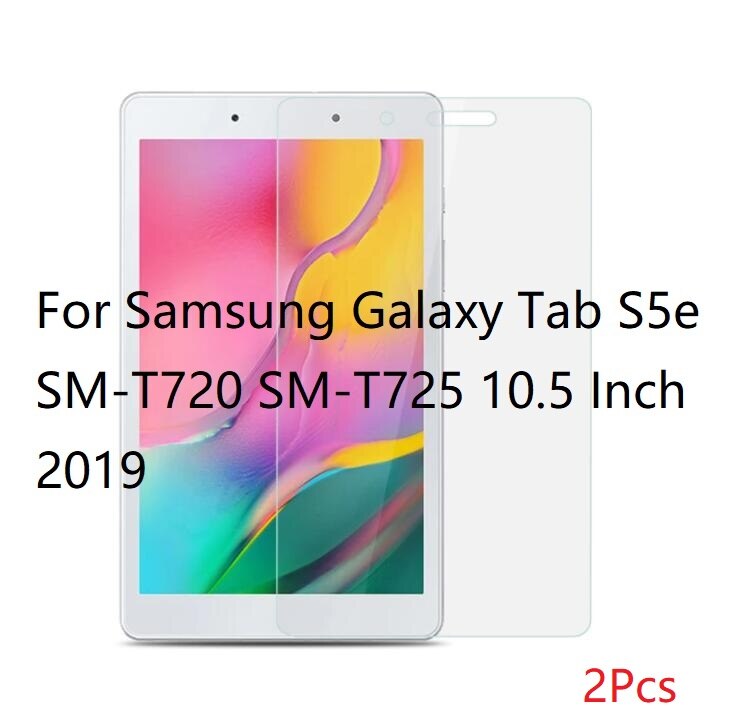 Tablet Schutz Glas Bildschirm Für Samsung Galaxy Tab S3 S4 S5e T720 S6 lite 10,4 P610 T860 S7 Plus 11 12,4 T870 T970 Glas Film: Tab S5e T720 T725