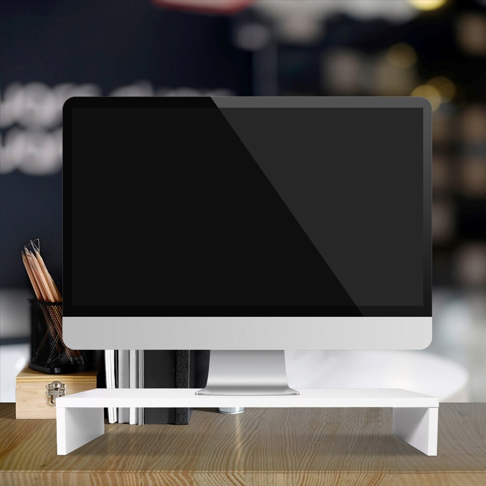 Multifunctionele Desktop Monitor Stand Computer Scherm Riser Dikker Board Rack Laptop Stand Desktop Notebook Tv Plank