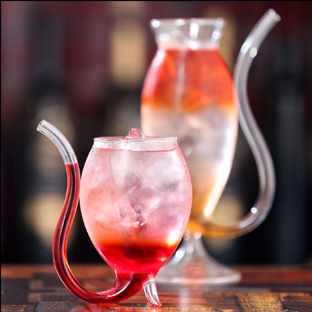 vampire glas cocktail glas moleculaire cocktail glas persoonlijkheid water glas sap glass-5packs set