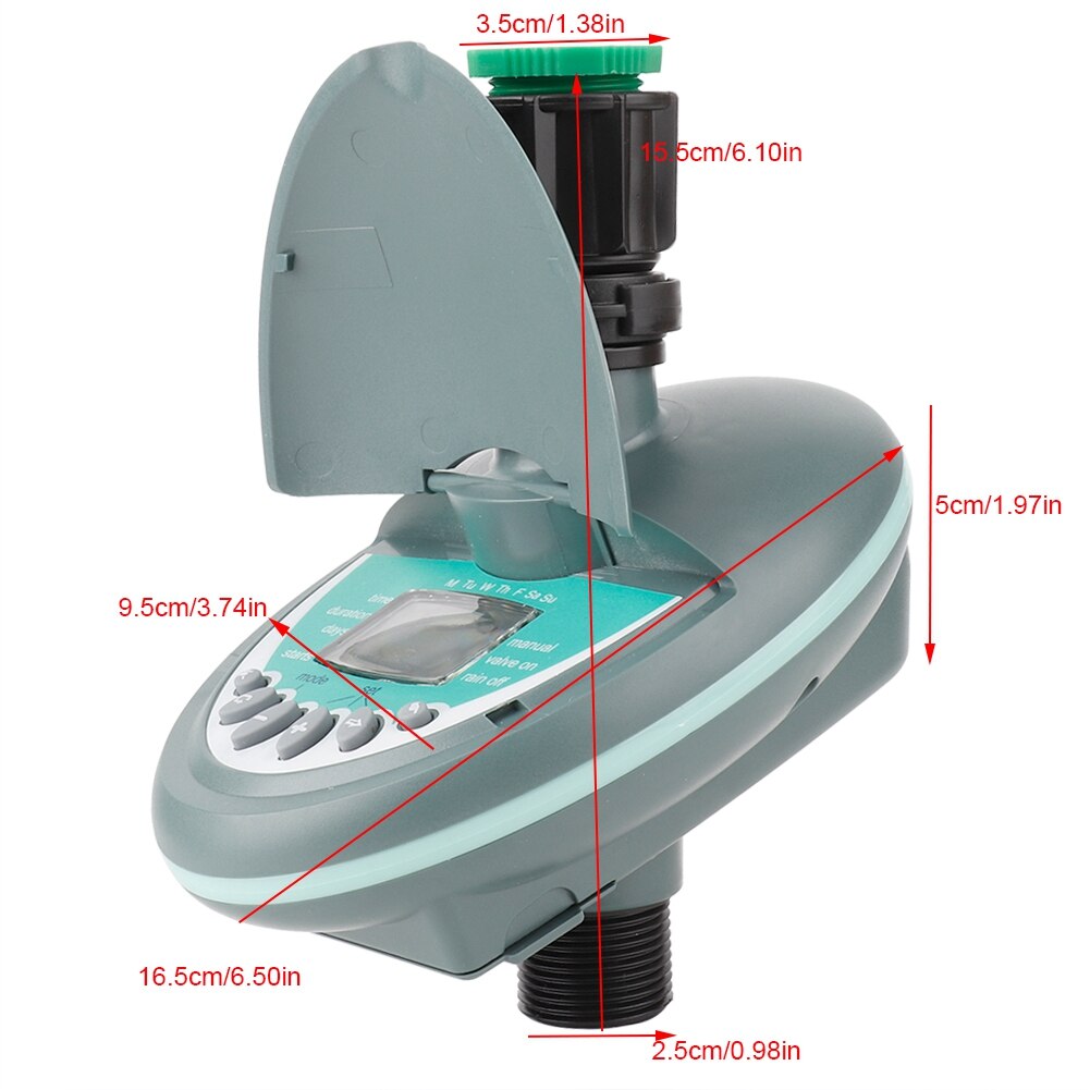 Home Automatic Smart LCD Display Water Timer Controller Electronic Garden Irrigation Watering Timer System