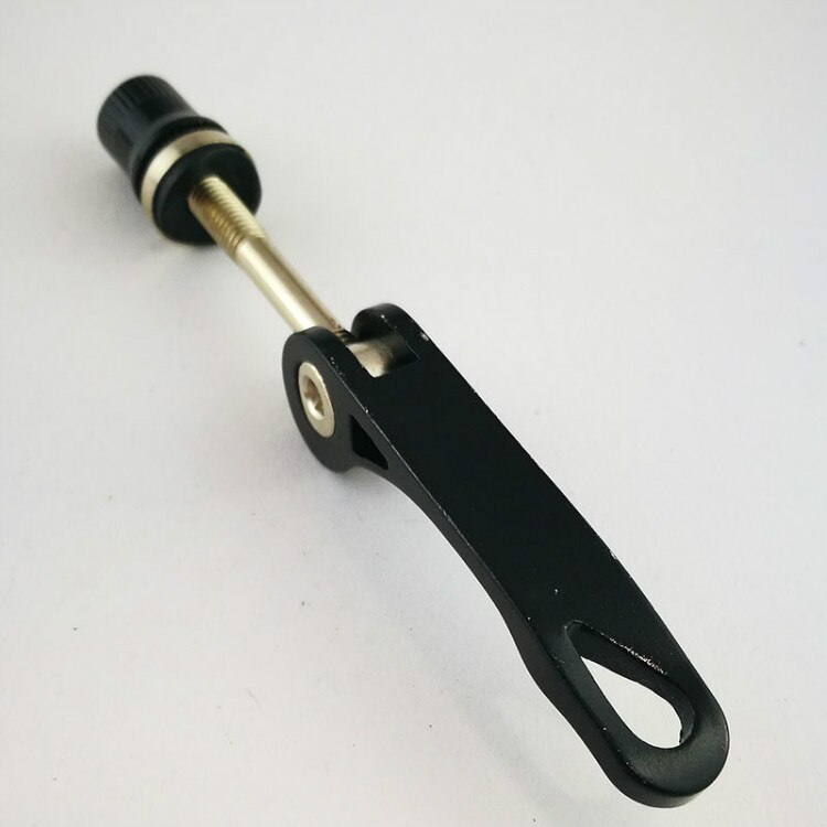 1PC Bicycle Quick Release Aluminium Alloy Bike Seat Post Clamp Seatpost Mountain Bike Seat Tube Clamp Bicycle Accessories: Black