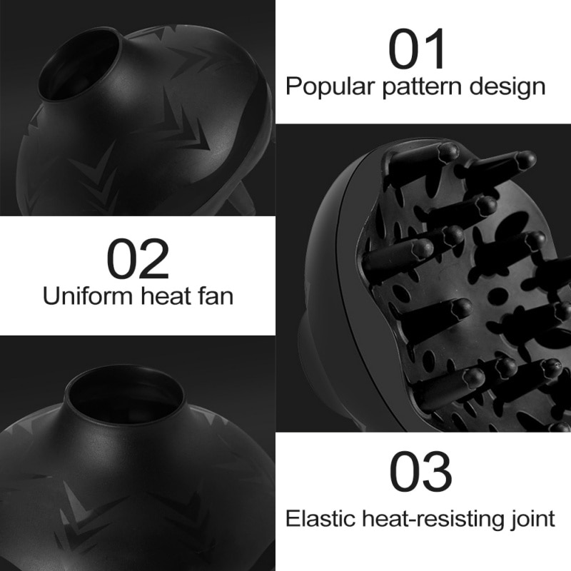 Hair Diffuser High Temperature Resistance Universal ABS Hair Blow Dryer Diffuser Styling Tools