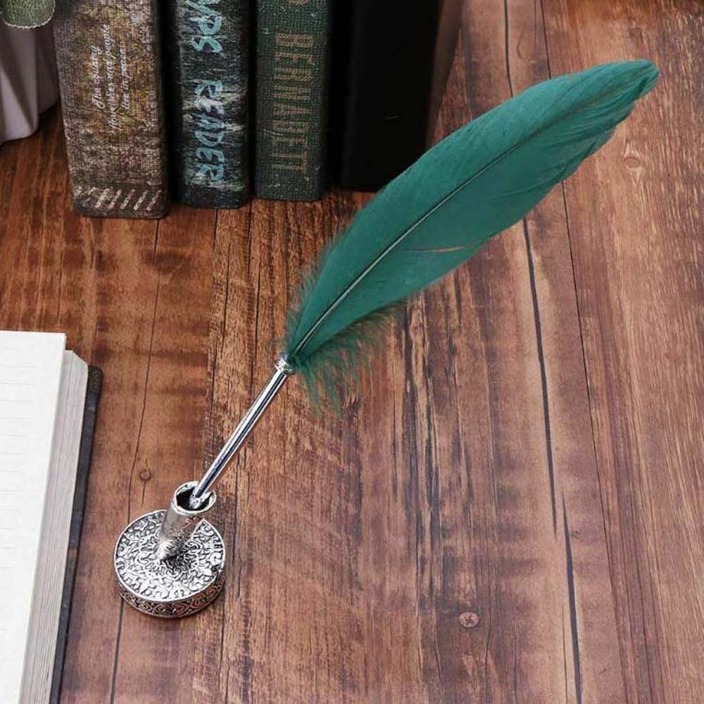 Europese Stijl Veer Pen Stand Ronde Penhouder Vulpen Organizer Accessoires Leraar Schoolbenodigdheden Organizador