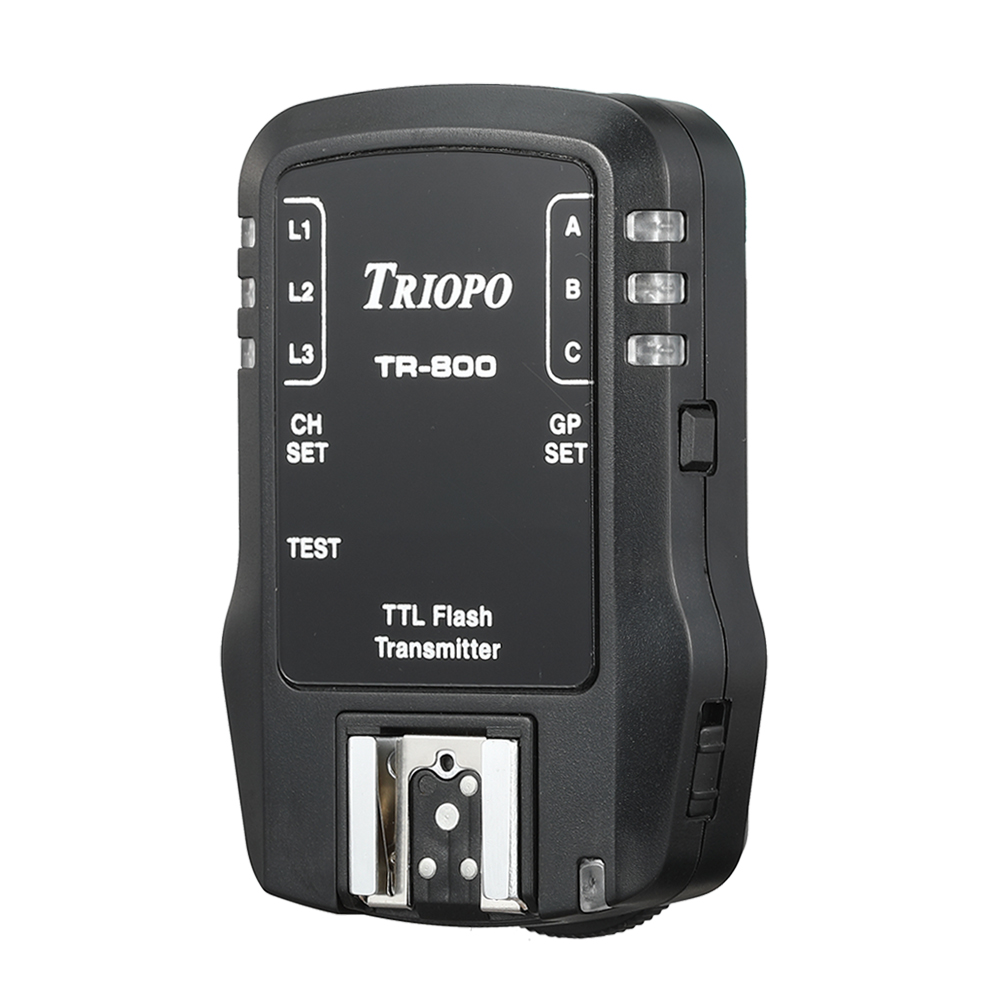 Triopo TR800 Ontvanger En Zender 2.4G Draadloze Knipperende Apparaat Functie Voor Canon Nikon Camera Pak Voor TR-988 TR-950 TR-586