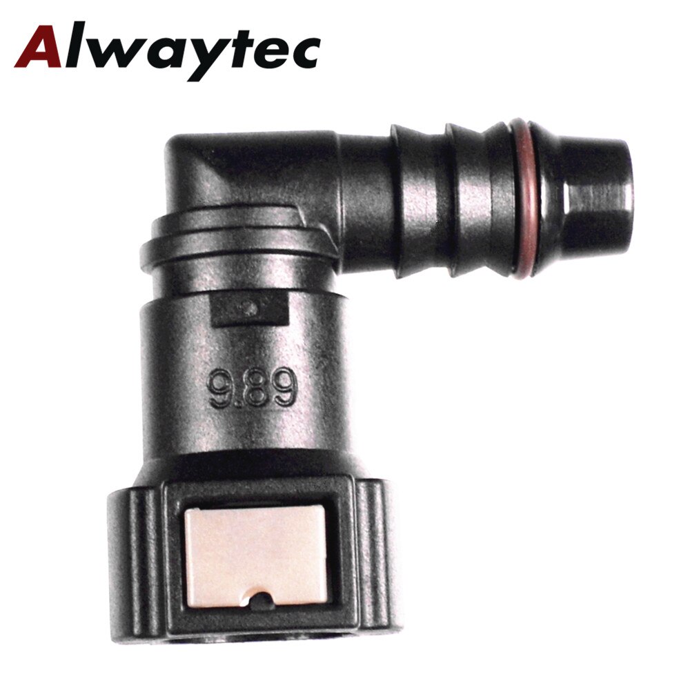 8mm Universal Straight Fuel Line Quick Release Connect Female Connector Black Excellent Craftsmanship and Well Durability: E4 9.89mm-ID10