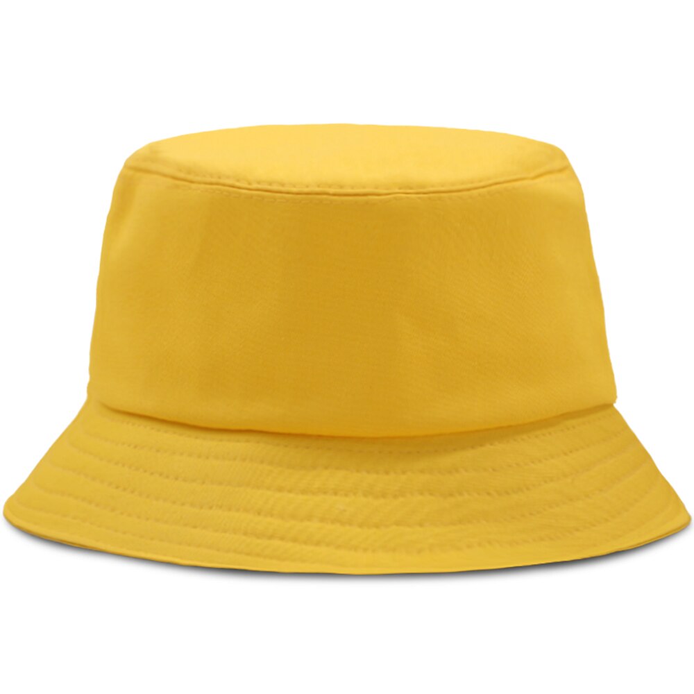 Nope Sloth Bucket Hat Foldable Sunscreen Fishing Fisherman Caps Men Outdoor Casual Women Hats Unisex Panama Beach Cap: yellow