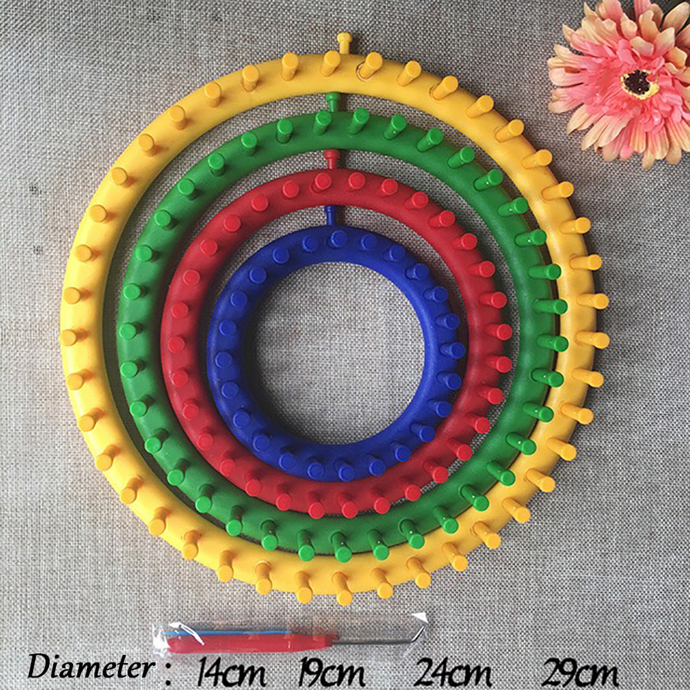 Knitting Machine Sewing Material Accessories Loom Needlework Kit Tools Circular To knit Weaving Handmade Scarf Sock Suture DIY