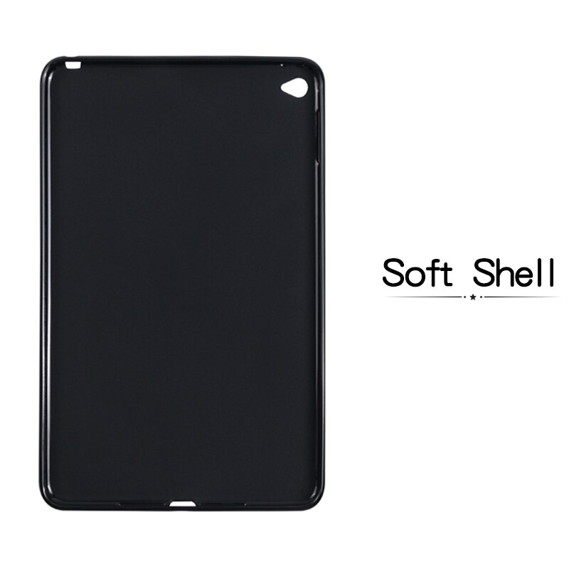 QIJUN di Caso Per Apple iPad Mini 1 2 3 4 5 7.9 di Vibrazione Tablet Custodie Per ipad mini5 mini 4 3 del basamento Della Copertura Molle Del Silicone Protettiva Borsette: Soft Shell-Mini 123