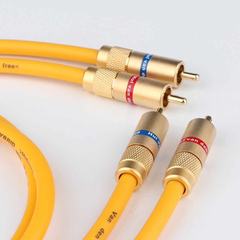 Van Den Hul VDH MC D102 MK III cavo di interconnessione RCA ibrido con spina RCA placcata in oro cavo di prolunga Hifi Audio da RCA a RCA