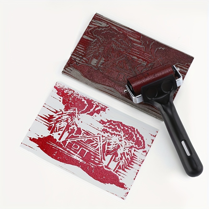 1 st 2.2 "/ 3.9"/ 5.9 "/7.6" Rubber Brayer Roller voor Printmaking, lijmen, Graveren, Wallpapers, Afdrukken Inkt Blokken, Ambachtelijke Stempelen