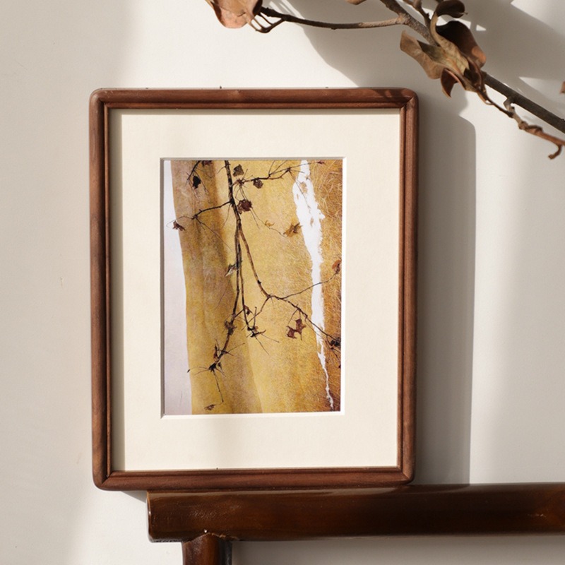 Marco de fotos de madera hecho a mano Retro con dibujos animados de paso, marco de fotos de escritorio de pie Vertical/Horizontal, decoración de pared colgante