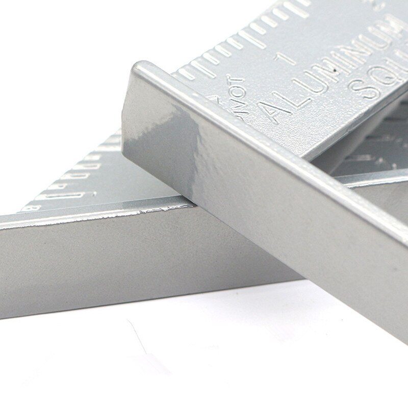 7 Inch Aluminum Alloy Measuring Ruler Gauges Speed Square Roofing Triangle Angle Protractor Trammel Measuring Tools