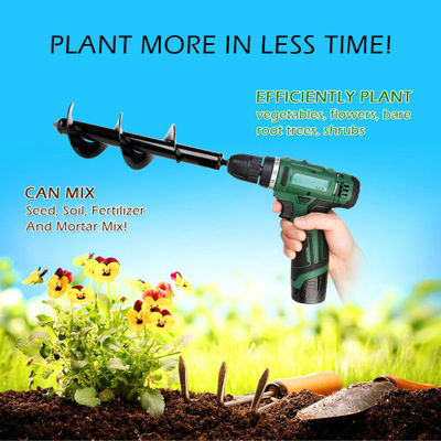 Tuinboor spiraalboor roto bloempot bol zeskantige schacht boorboor tuin tuinbedden plantgatengraafmachine