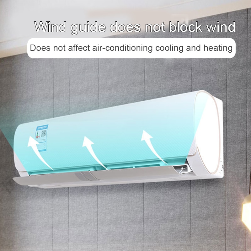 Adjustable Air Conditioner Deflector Confinement Air Deflector Outlet Air Wing Air Cooled Anti Blast Baffle Wind Direction