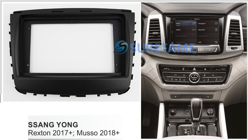 9 Inch Car Fascia Radio Panel For SSANGYONG Rexton Vicedeal 9-inch-car-fascia-radio-panel-for-ssangyong-rexton-vicedeal