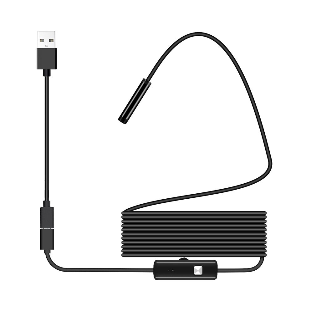 For Android WIFI Endoscope Waterproof Borescope Inspection Camera 8 LED a long effective focal length