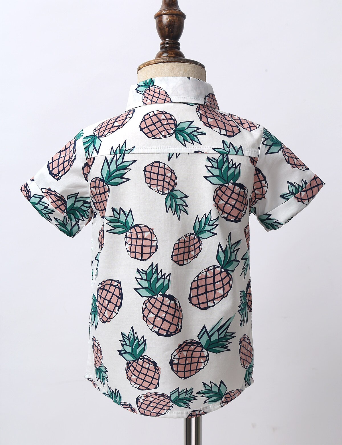 Camisa de bebé niño dibujo de frutas niños ropa camisa Primavera Verano Casual manga corta solapa algodón niños camisas Tops