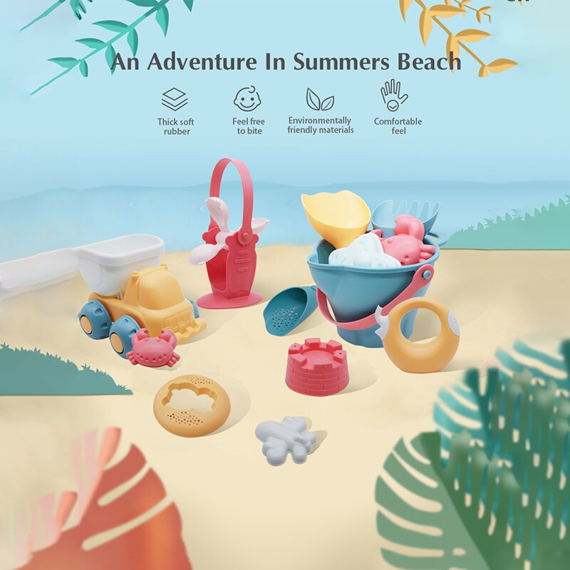Baby Strand Speelgoed Kinderen Strand Spel Speelgoed Kinderen Zandbak Set Kit Speelgoed Voor Strand Spelen Zand Badkamer Water Spel winkelwagen