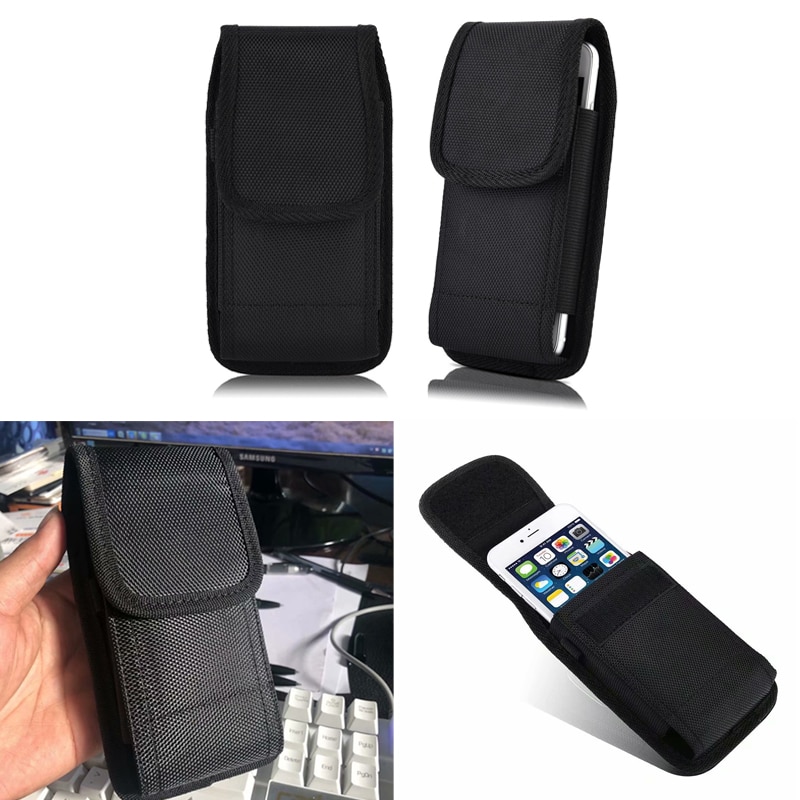 2020 retro masculino bolsa de telefone clássico preto masculino cinto saco de armazenamento da cintura pendurado cinto clipe caso bolsa para iphone fanny pacote novo