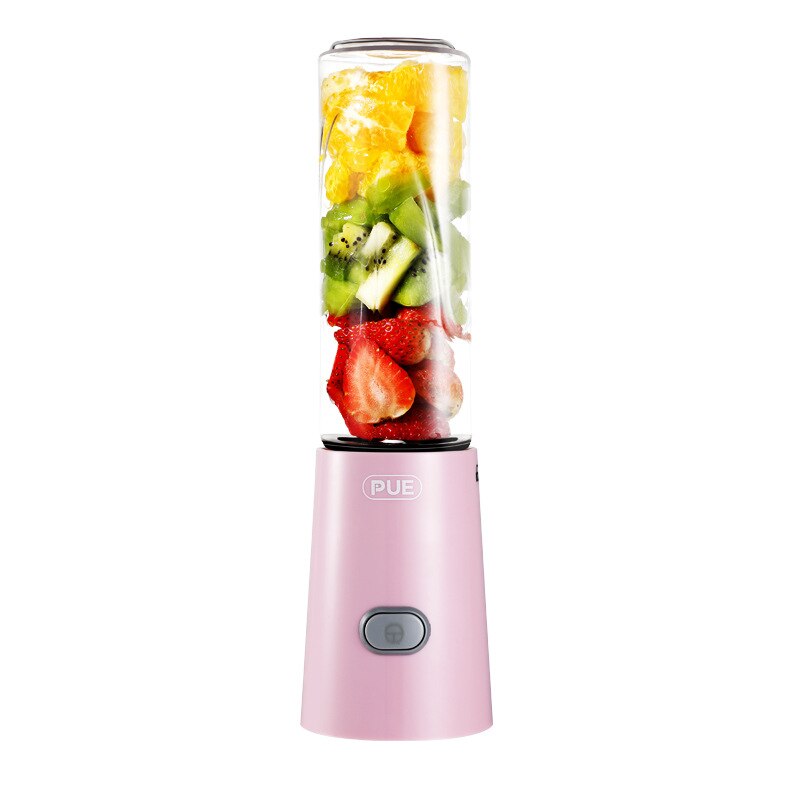 0.4L Portable Juice Maker Machine Blender USB Exprimidor Automatic Fruit Liquidificador Multifunction Juicer Cup 220V Extractor: Pink