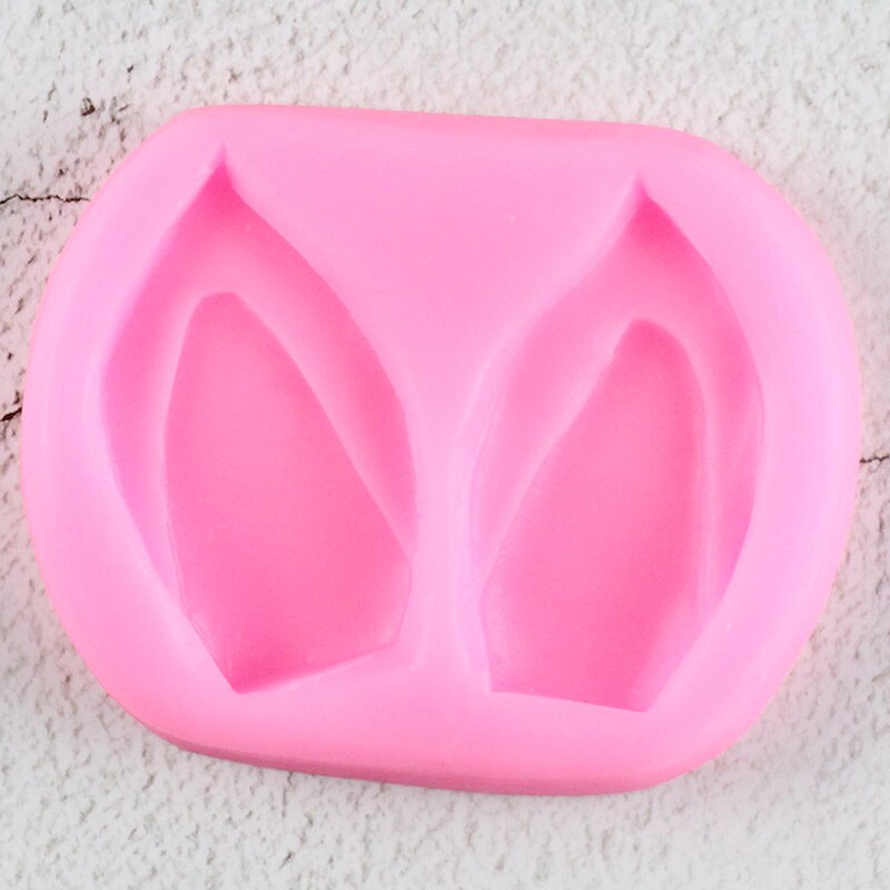3D Unicorn Ear Silicone Molds Baby Birthday Cupcake Topper Fondant Cake Decorating Tools Candy Clay Chocolate Gumpaste Moulds