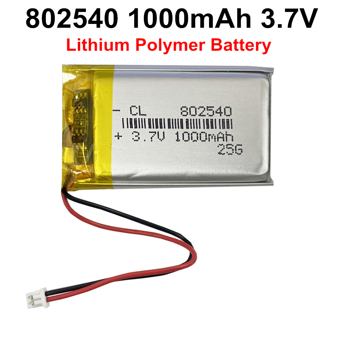 1-4 stück 3.7v lipo-akkus  pl802540 1000 mah, Lithium-Polymer-akkus) für heltec  t114 v2 lora 32 v3 entwicklungsboard lora-knoten