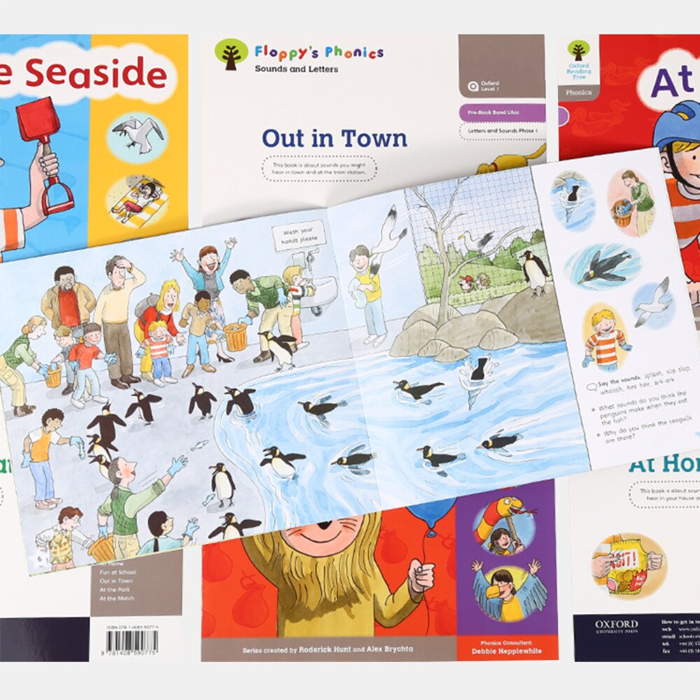 12 livros/conjunto oxford leitura nível da árvore 1 inglês graduado leitura história imagem livros inglês livro de aprendizagem livros educativos folhetos