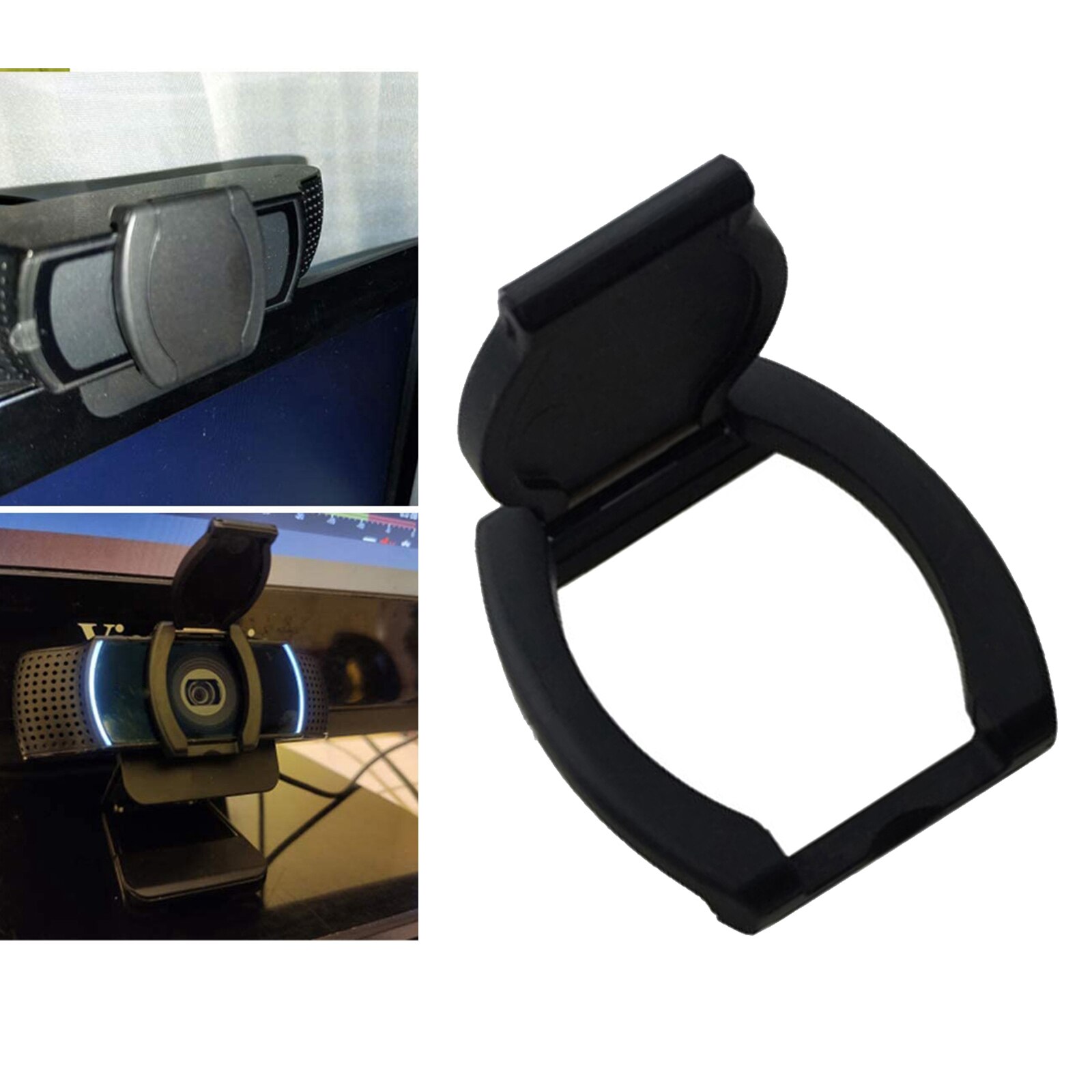 Privacy Shutter Protects Lens Cap Hood Cover for Logitech HD Pro Webcam C920 C922 C930e Black
