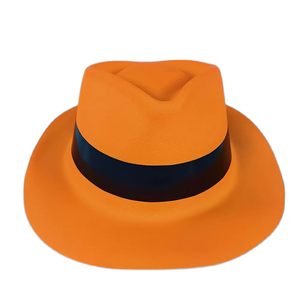 Décorations de fête à lumière UV, chapeau formel de réaction à lumière noire, gants fluorescents, lunettes en paille néon, fournitures de fête: Saphir profond