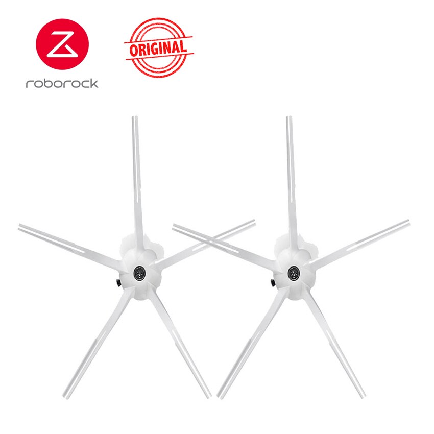 Original roborock tilbehør  s5 max filter aftagelig hovedbørste sidebørster moppe klud  s6 maxv  s4 s50 s60 støvsuger dele: M -5- arm sidebørste