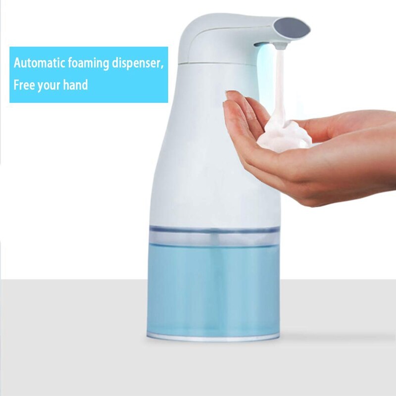 Automatic Foaming Soap Dispenser, 14Oz/400Ml Hands Free Automatic Sensor Soap Dispenser, Battery Operated Touchless Hand Foaming