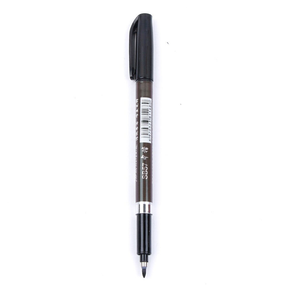 Pluma de caligrafía, pincel de Material japonés para firma, palabras chinas, papelería de aprendizaje, suministros escolares, marcador de arte Papelaria: size M