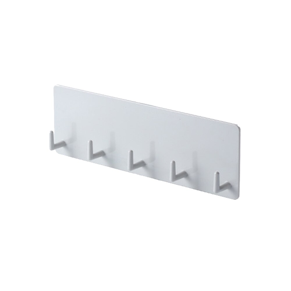 Adhesivo percha de baño de cocina gancho moderno colgadores para llaves titular de la pared estante de toalla: Hook gray