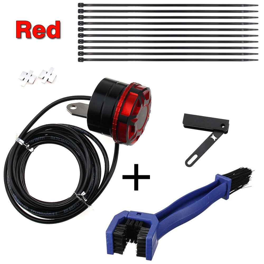 Motorcycle Chain Lubricator Oiler System for KTM Duke RC 125 200 390 Enduro Supermoto SM SMC Adventure 690 950 990: Red