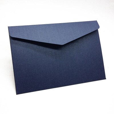 40pcs/pack Western Envelopes Vintage 250gsm Pearl Paper Business, Wedding, Party, Anniversity Envelopes 193mmX133mm: dark blue 40pcs
