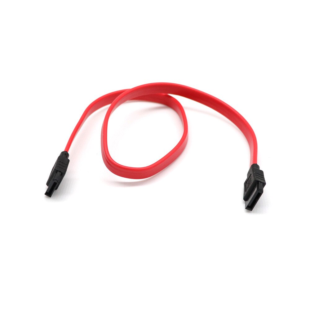 Red 45cm Serial Ata Sata 2 Cable Lead Hard Drive Data Brand Sata Ii Data Cables For Connecting Serial Ata Hard Drive