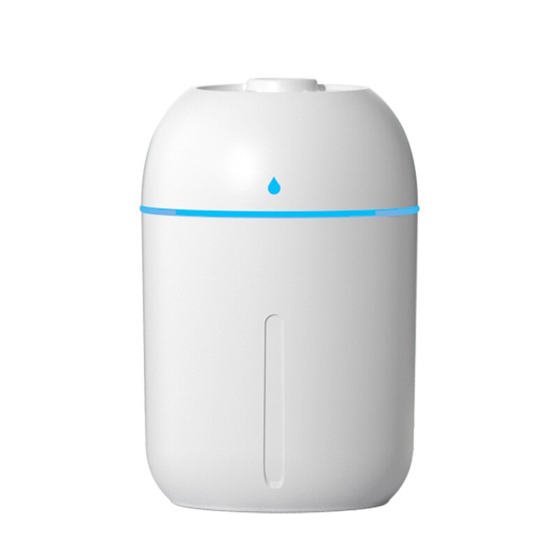 Electric Humidifier Mini Ultrasonic Air Purifier LED Lamp USB Essential Oil Diffuser Car Home Purifier Aroma Anion Mist Maker: white