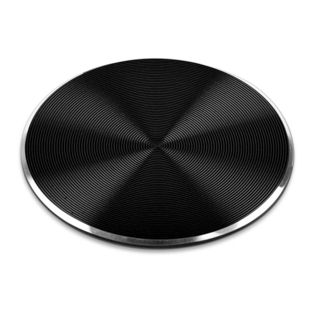 CD Veins Round Metal Plate Magnetic Car Phone Holder Used Accessories Universal For Magnet Phone Stand for Iphone 7 Plus Samsung: Black