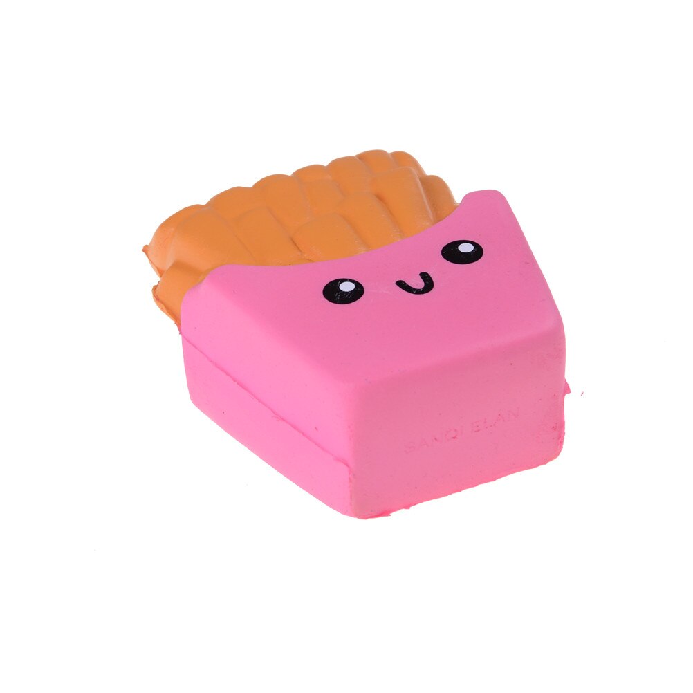 Squishy Speelgoed Jumbo Frieten Elastische PU Stress AntiStress Squishy Squeeze Speelgoed Geurende Poke het Squish het Wrijven het