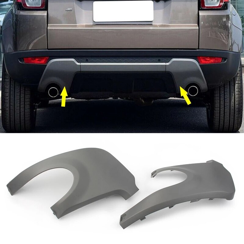 Auto Side Rear Uitlaatpijp Trekhaak Cover Trim Voor Land Rover Range Rover Evoque