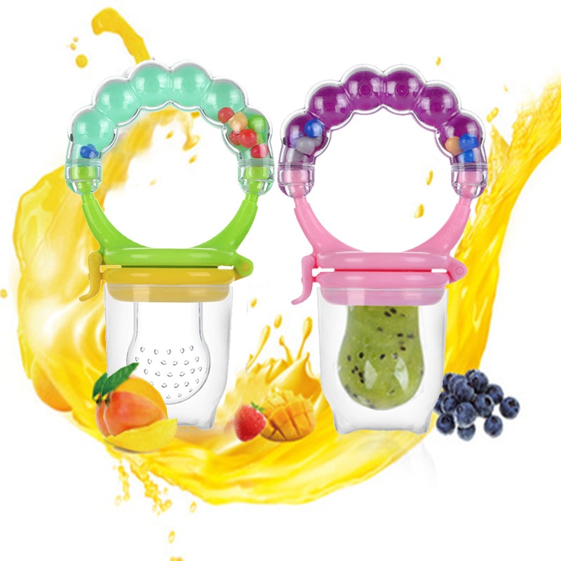 Pasgeboren Baby Fruit Muziek Bijtring Tepel Voedsel Mordedor Bite Baby Siliconen Bijtringen Veiligheid Feeder Bite Voedsel Bijtring Mondverzorging