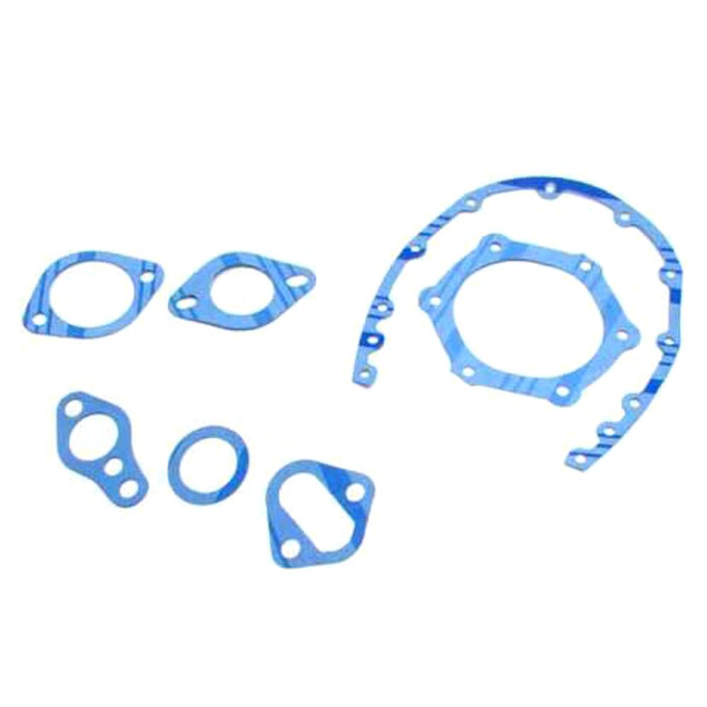 Engine Rebuild Iron Seals Intake Exhaust Parts Repair Overhaul Gasket Set Durable Full Replacement For Chevy 350