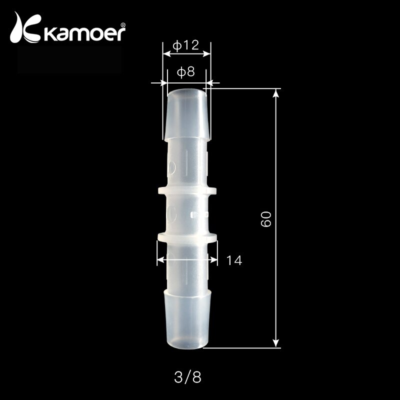 Kamoer kunststoff rohr anschluss für peristaltische flüssigkeit pumpe, 10 stück in einem paket: 3-8