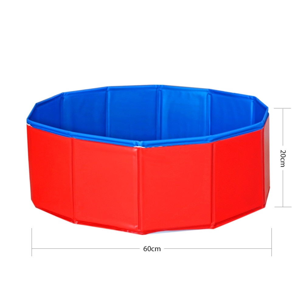 Mascota perro gato piscina plegable piscina Durable portátil limpiador de perros piscina para perros gatos mascotas Limpieza de baño mascota suministros: S