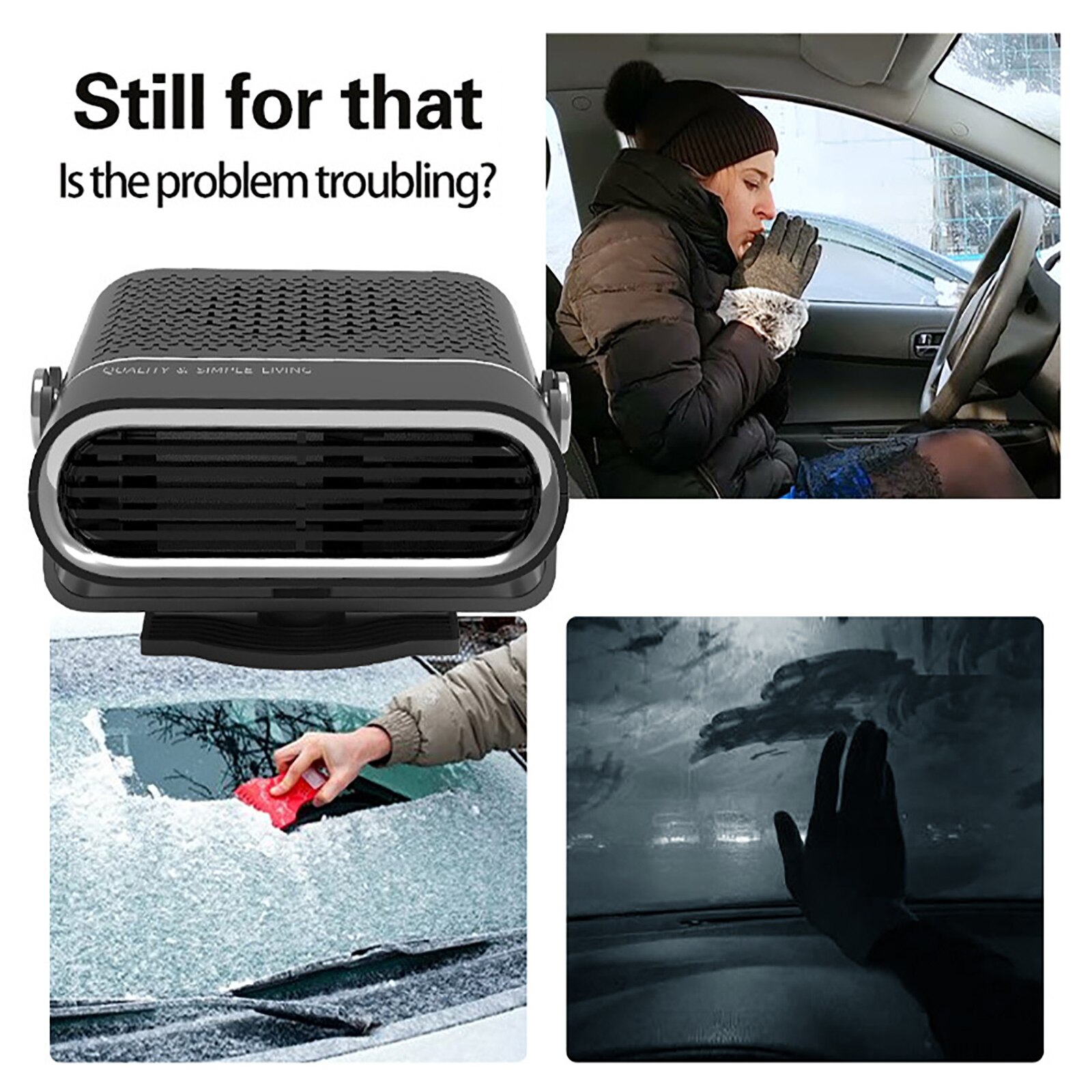 Winter Draagbare Auto Kachels 12V/24V 120W Auto Interieur Verwarming Koeling Ventilator Elektrische Kachel Voorruit mist Remover Ontdooier