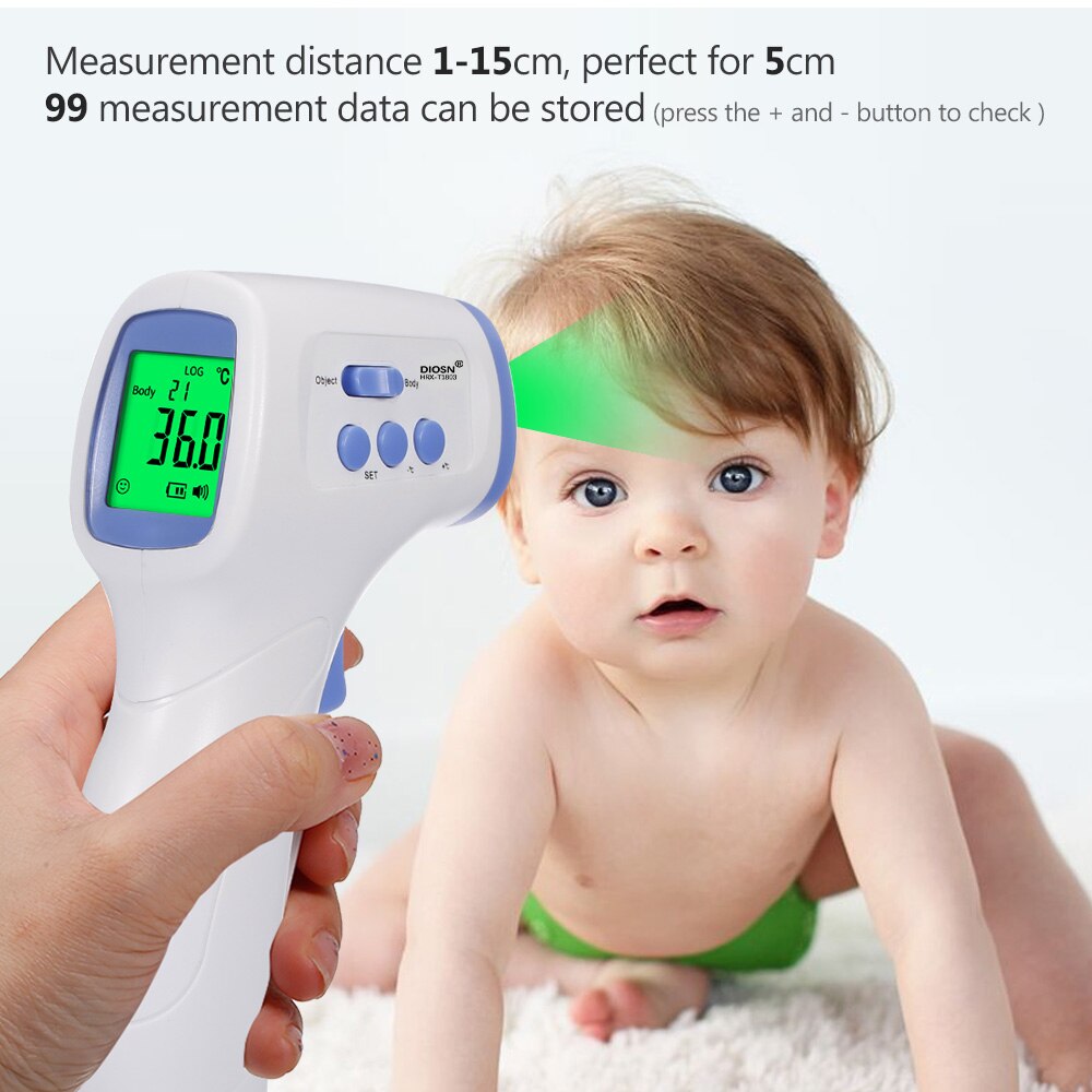 Infrared Thermometer Digital Non-Contact Ear Forehead Temperature Digital Infrared Body Thermometer termometro infrarojo